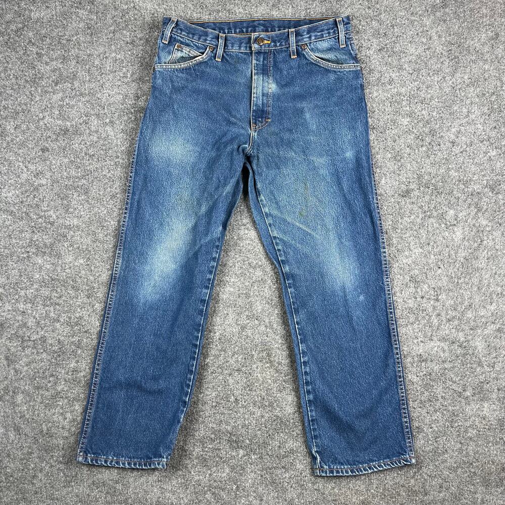 Dickies Jeans Mens Size 36x30 Blue Regular Fit Straight Leg Workwear Denim‎